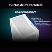 Gabinete Pc Gamer Adata XPG Invader X Mini, Caja ATX Sin Fuente, con 5 Coolers ARGB