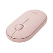 Mouse Inalámbrico Multdispositivo Bluetooth Logitech Pebble M350 - Rosa