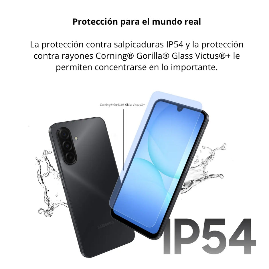 Celular Samsung Galaxy A17 4G Dual SIM Super AMOLED 6.7” 90Hz 128GB/4GB 50MP OIS IP54 5000mAh - Gris