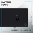 Mouse Pad Alfombrilla Gamer Logitech G840 Desk Mat Tela XL 900x400x3mm Fricción Moderada Base Goma - Negro