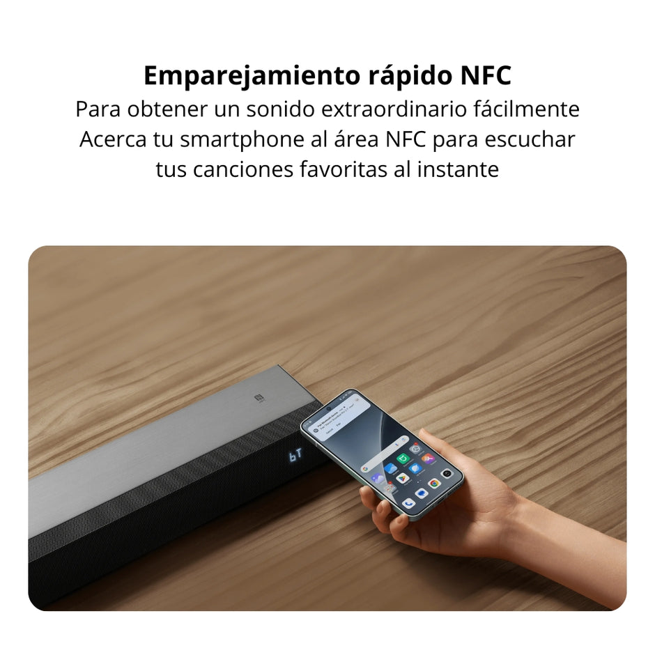 Barra de Sonido Xiaomi Soundbar Pro 2.1ch Bluetooth con Subwoofer Inalámbrico y Dolby Audio