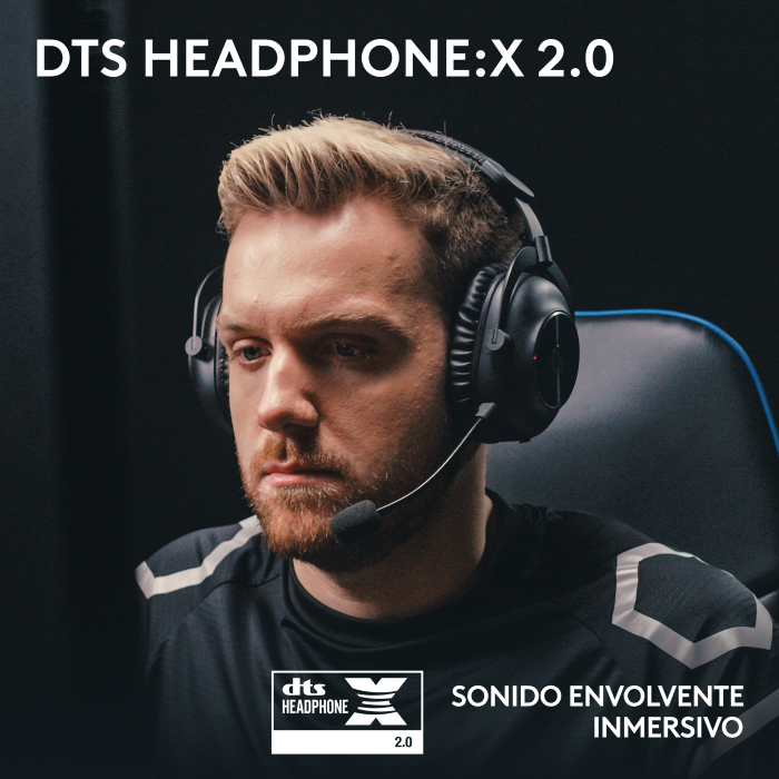 Auriculares Gamer 7.1 Inalámbricos Logitech G Pro X 2 LIGHTSPEED con Bluetooth - Negro