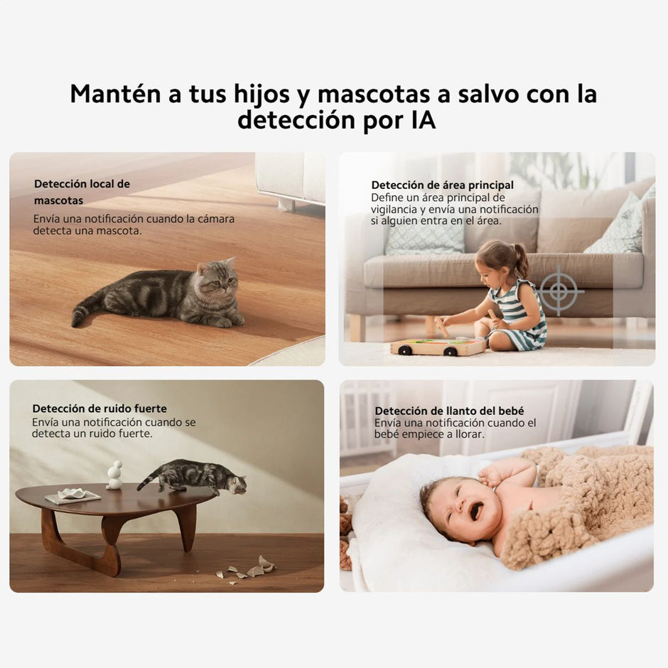 Xiaomi C500 Pro, Cámara Seguridad 5mp Smart Ai Mascotas Hdr