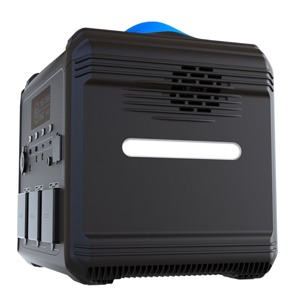 Planta Eléctrica Portátil Forza FPP-T1200 1200W Pico 2400W USB-C 100W Batería 10 Años 10 Puertos Camping