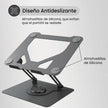 Base Portátil Plegable Metálica Unitec LS-070 Elevada con Giro 360° Superficie Antideslizante