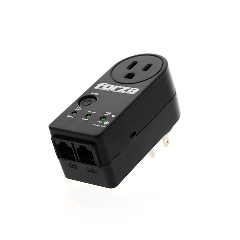 Protector de Voltaje Forza FVP-1201N 900J/1800W Protección contra Picos PC y Electrodomésticos