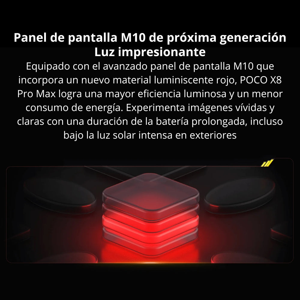 Celular Xiaomi POCO X8 Pro Max 5G Dual SIM AMOLED 6.83” 512GB/12GB 50MP OIS 8500mAh/100W IP68 - Negro