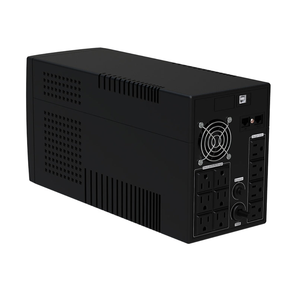 UPS Interactiva Forza NT-2401PRO 2400VA 1200W con 10 Tomas, Regulador AVR y Puerto RJ45