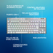 Teclado Gamer Logitech G915 X Lightspeed Tkl / Mecánico Slim - Blanco