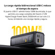 Power Bank Xiaomi 25000mAh 212W HyperCharge USB-C 140W PD 3.1 USB-A 120W Carga Rápida y Pantalla Digital - Negro