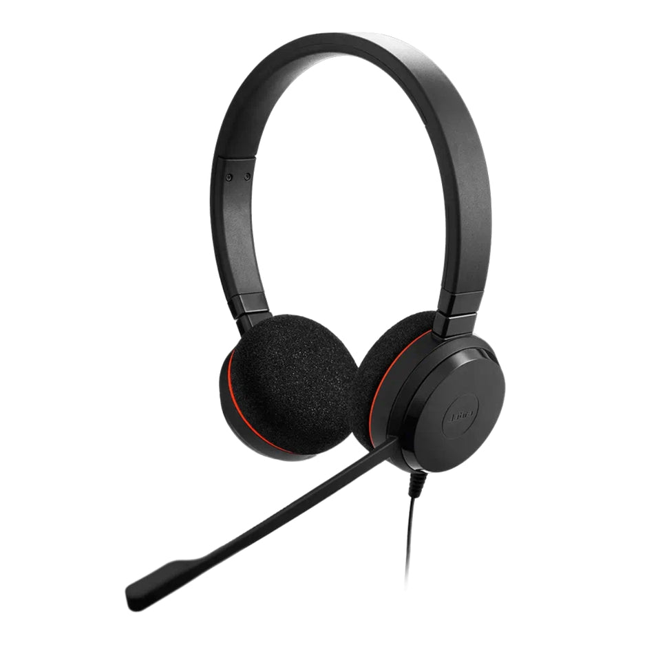 Audífonos Diadema Profesional Jabra Evolve 20 MS Estéreo USB-C/A Micrófono Control Volumen Call Center