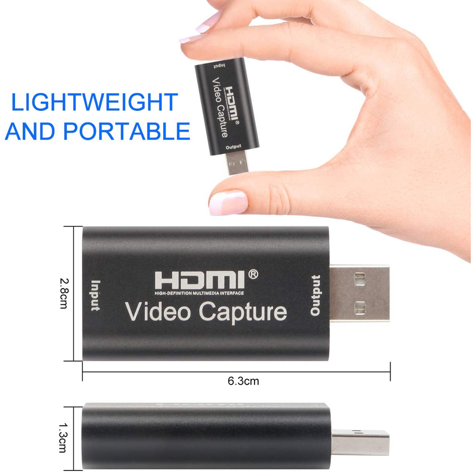 Capturadora De Video / Streaming De Hdmi A Usb, 4k / 1080p