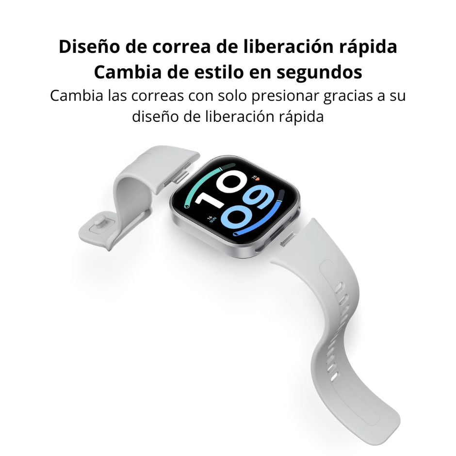 Smartwatch Xiaomi Redmi Watch 6 Active Pantalla AMOLED 1.85” Llamadas Bluetooth 140 Sports IP68 - Negro