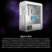 Gabinete PC Gamer XPG Valor Air Plus ATX RGB 4 Fans ARGB Compatible con ATX, Micro-ATX, ITX - Blanco