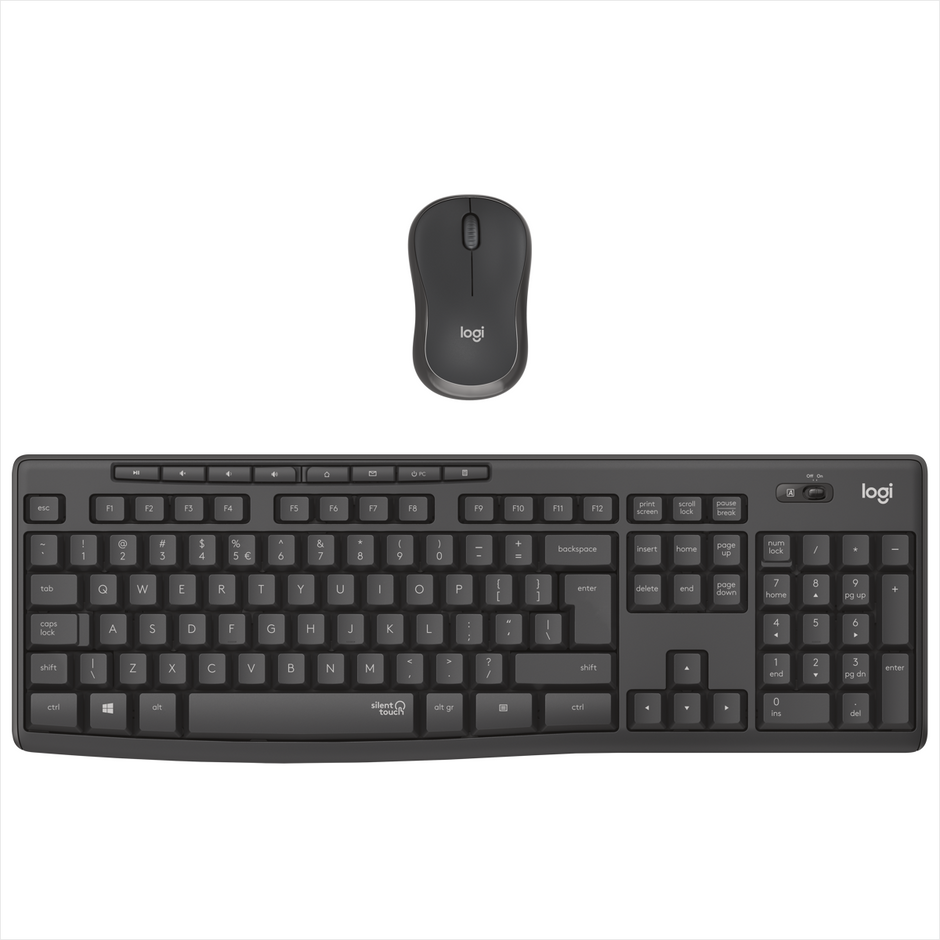 Logitech Mk295, Combo Inalámbrico Silencioso Teclado Y Mouse