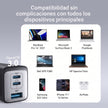 Cargador Anker 735 65W GaN II 2 USB-C 1 USB-A Power Delivery para Laptop y Celular