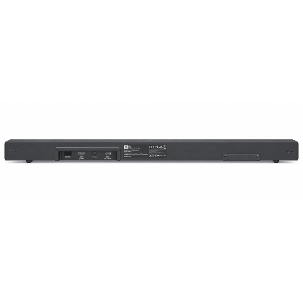 Barra de Sonido JBL Cinema SB510 Subwoofer Integrado 3.1 Canales 200W Dolby Audio HDMI + Soportes Pared