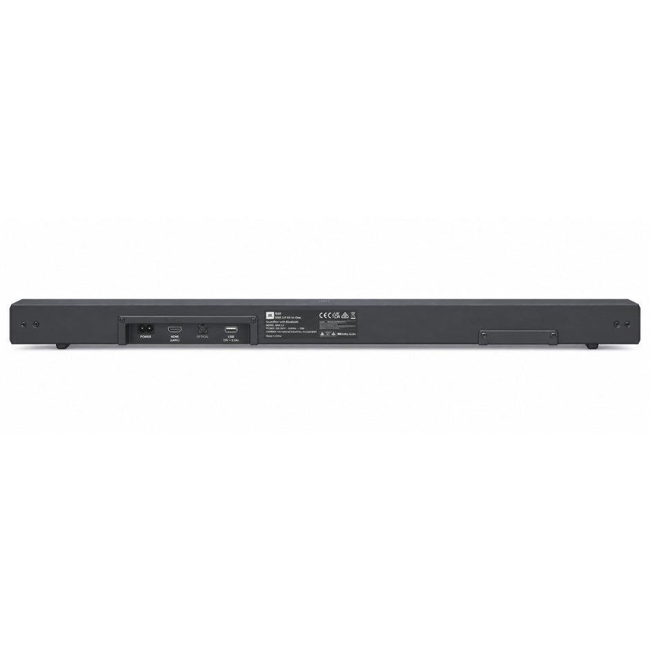 Barra de Sonido JBL Cinema SB510 Subwoofer Integrado 3.1 Canales 200W Dolby Audio HDMI + Soportes Pared