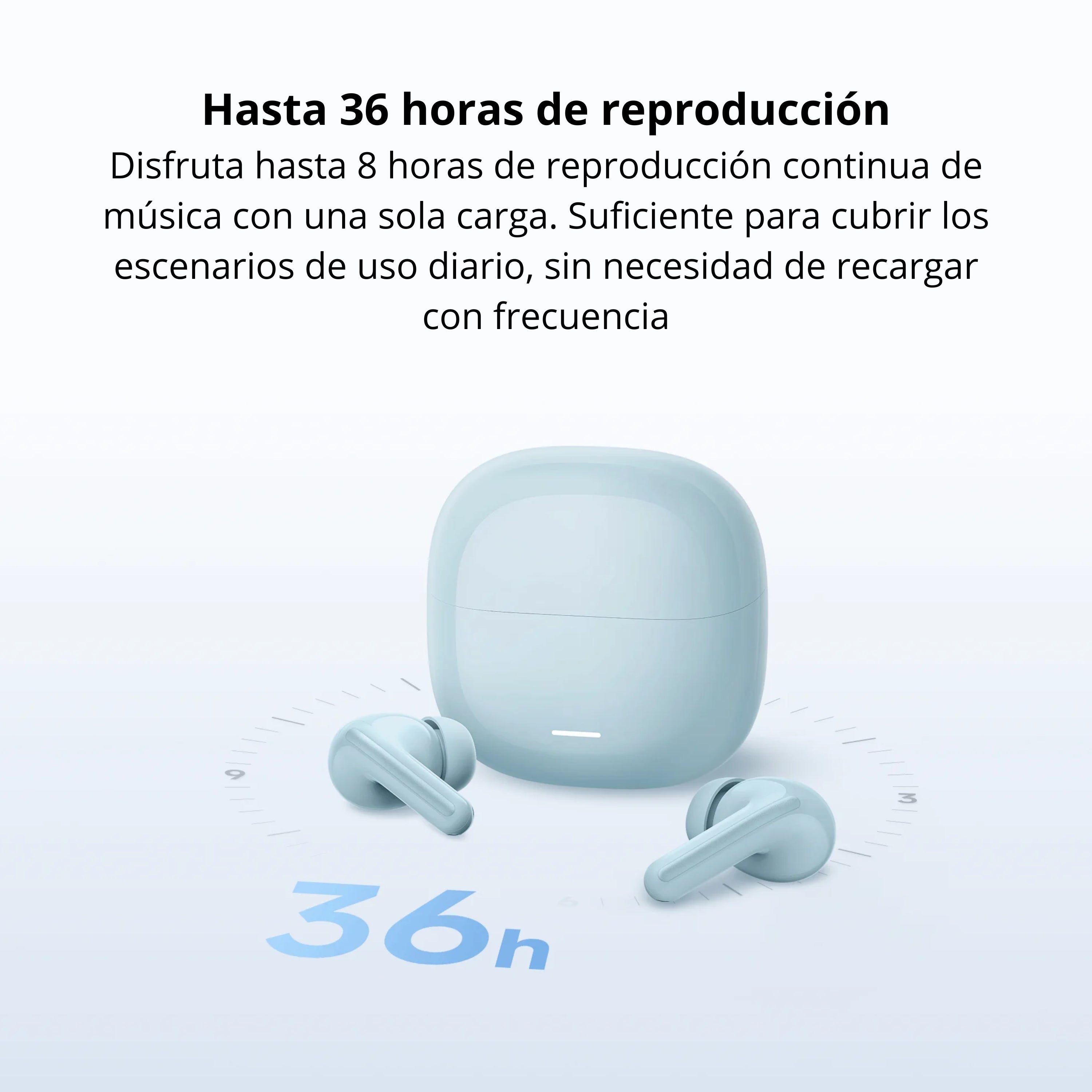 Audífonos In-Ear Xiaomi Redmi Buds 8 Lite Bluetooth 5.4 ANC 42dB Batería 8h/36h IP54 Llamadas AI - Negro