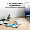 Batería Portátil Power Bank Belkin BoostCharge 10000mAh 20W Power Delivery Cable USB-C Integrado - Blanco