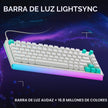 Teclado Gamer Mecanico Logitech G512 X 75 Switch Tactil + Reposamuñecas Logitech Palm Rest - Blanco
