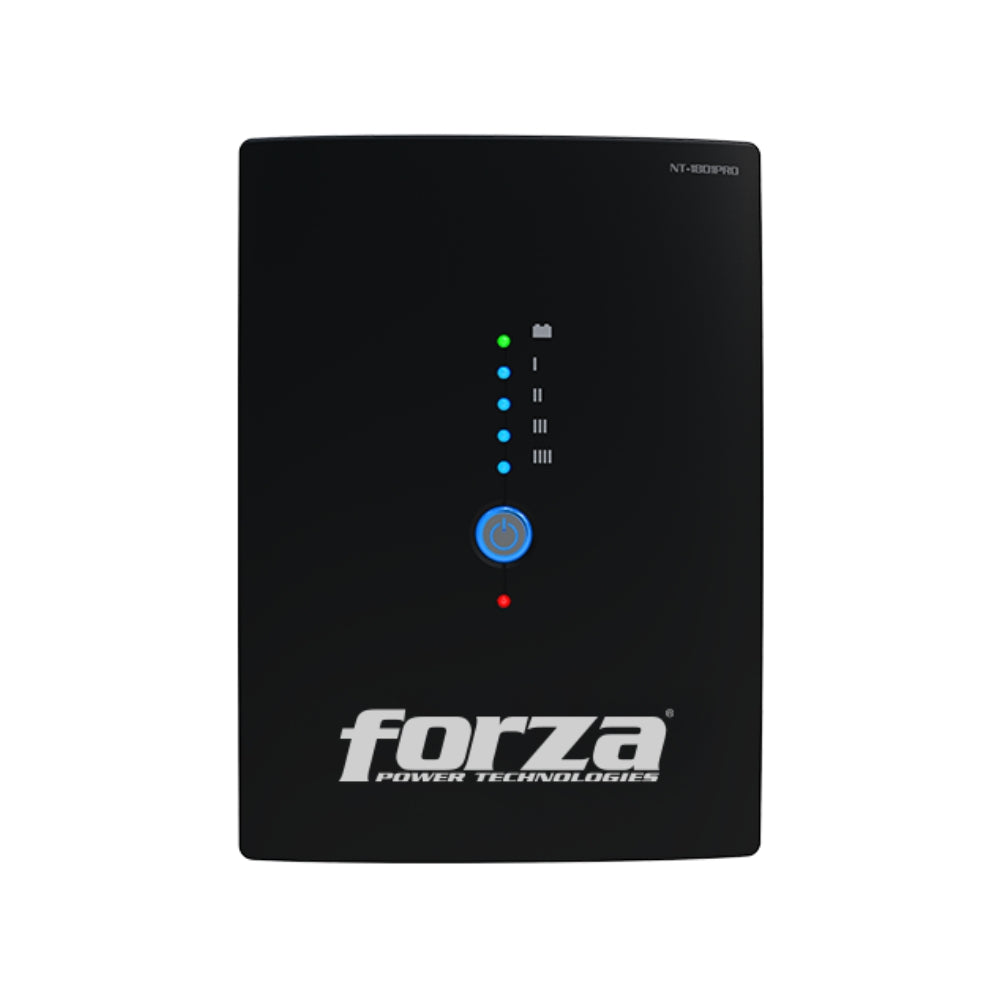 Ups Interactiva Forza NT-1801PRO 1800VA/900W 10 Tomas Protección Sobretensión Regulación AVR LED