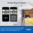 Cámara De Video Con Timbre Inteligente TP-Link Tapo D230S1
