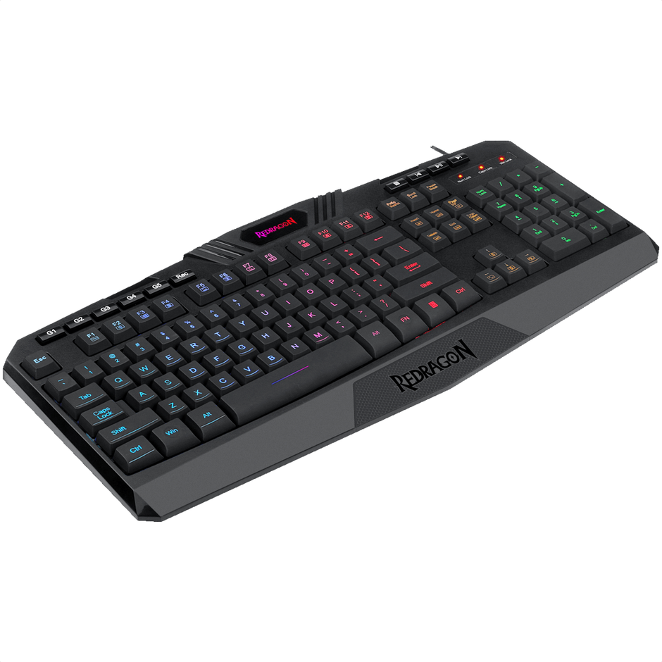Teclado Gamer Redragon K503A-RGB Harpe Pro con Macros y Multimedia