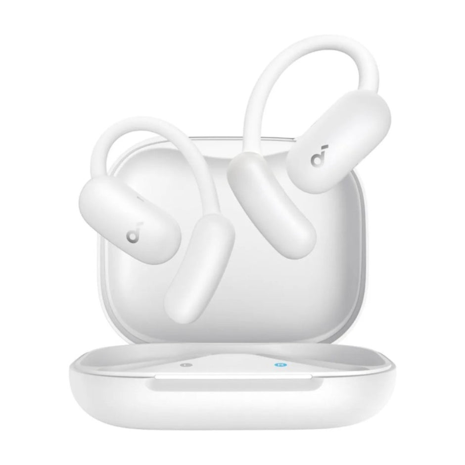 Audífonos Inalámbricos Soundcore AeroFit 2 Open-Ear Bluetooth 5.4 IP55 Hasta 42H con LDAC - Blanco