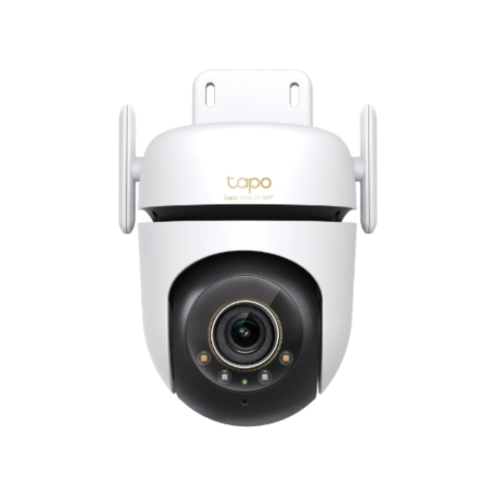 Cámara WiFi TP-Link Tapo C530WS 360° 3K 5MP para Exteriores con Visión Nocturna a Color y Detección IA Avanzada + Micro SD 128GB