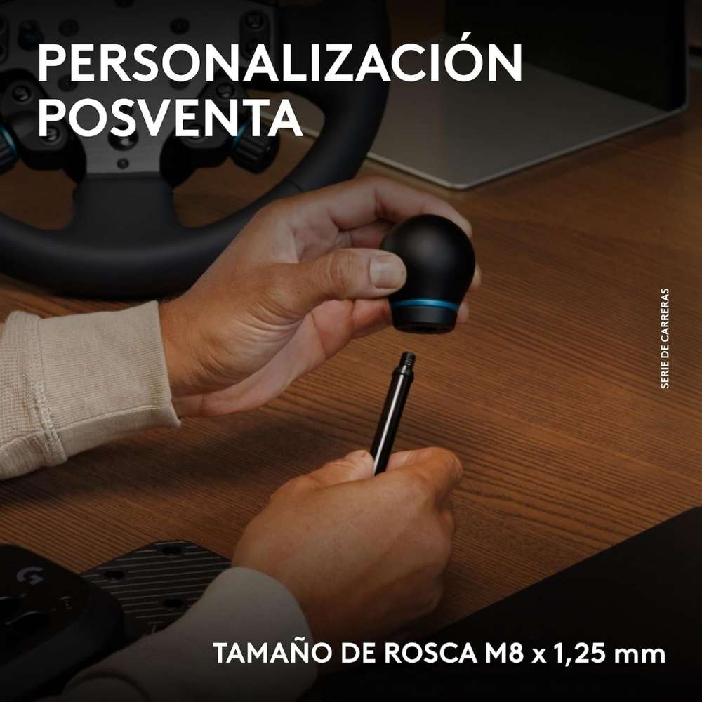 Palanca de Cambios Logitech G RS H-Shifter en Patrón H de 7 Velocidades y Reversa para Sim Racing PC