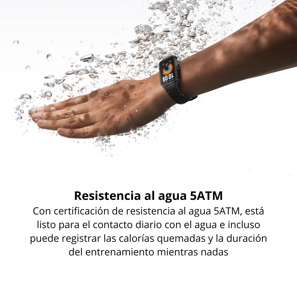 Pulsera Inteligente Xiaomi Smart Band 11 Active TFT 1.47” 60Hz SpO2 50 Modos Batería 21 Días IP68 - Negro
