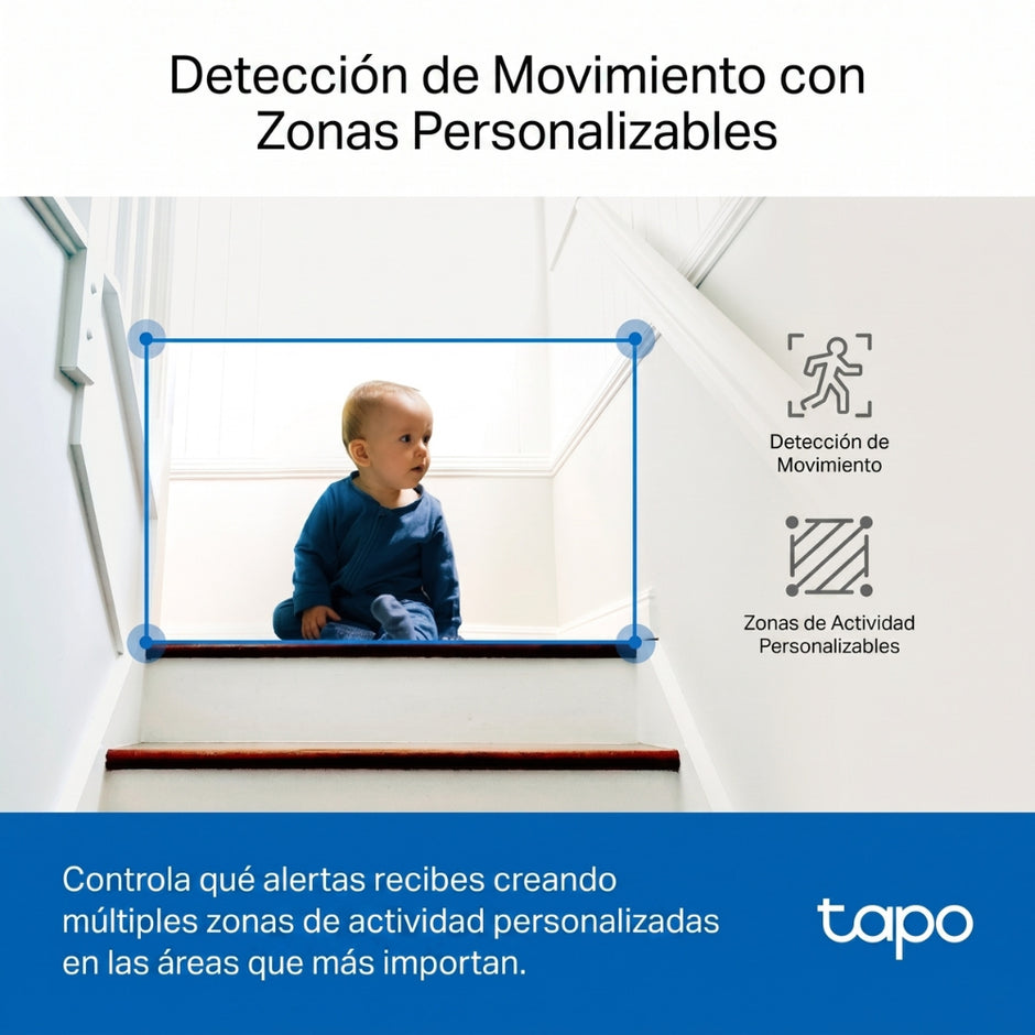 Cámara Seguridad Wi-Fi TP-Link Tapo C230 3K 5MP Robótica 360° Detección IA Visión Nocturna Mejorada