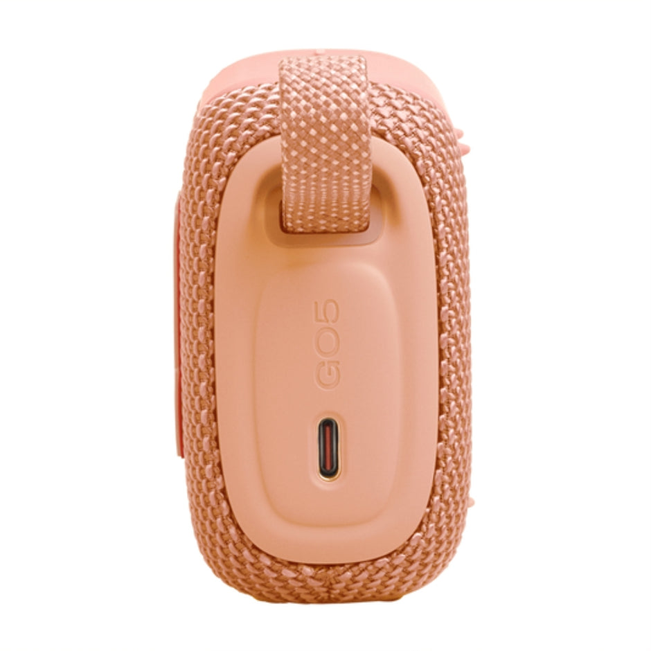 Parlante Bluetooth JBL Go 5 Portátil Sonido Pro Auracast Impermeable IP68 Batería hasta 10h - Naranja