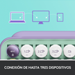 Teclado Inalámbrico Logitech POP Keys Daydream con Botón de Emojis
