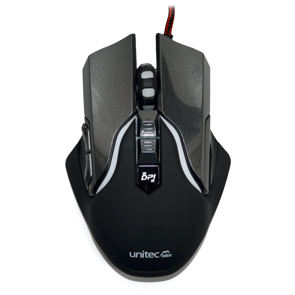 Mouse Gamer Usb 7 Botones Star Tec G6, 800/1200/1600/2400dpi U-M-903