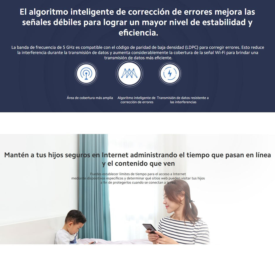 Xiaomi Mi 4a, Router Inalámbrico Wifi Dual Band Ac1200, 64mb