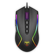 Mouse Gamer T-dagger Darkangel Lite, Iluminacion Rgb, 8 Botones Programables, 10000 Dpi