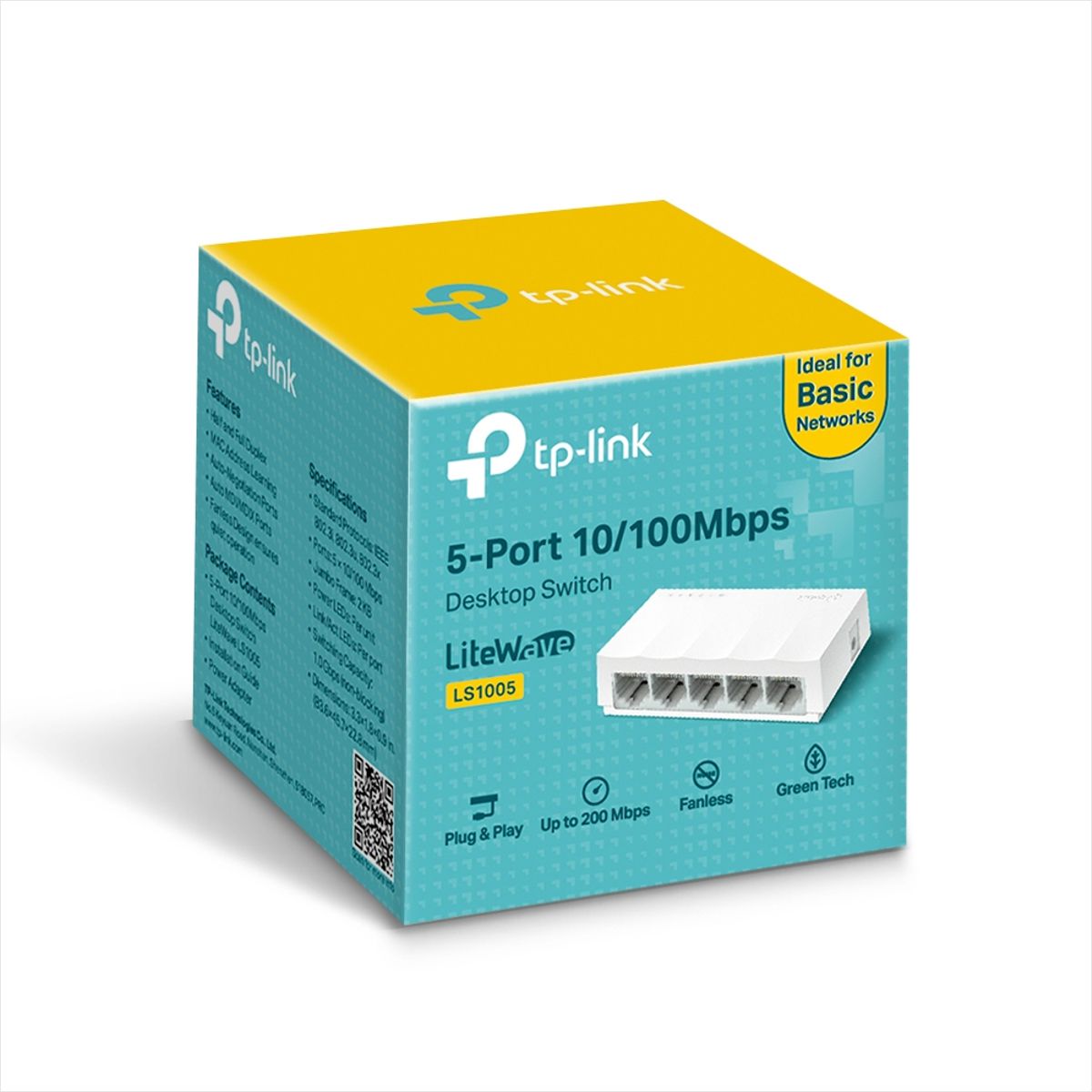 Tp-link Ls1005, Switch Escritorio Litewave 5 Puertos 10/100