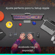 Mouse Inalámbrico Avanzado Logitech MX Master 4 Recargable Bluetooth/Bolt Silent Clics 8000 DPI - Grafito