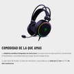 Combo Gamer T-Dagger Diadema Sona 7.1 Virtual RGB + Mouse Darkangel Lite 10000 DPI 8 Botones