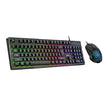 Combo Gamer Teclado y Mouse Genius Scorpion KM-GX3 Retroiluminado RGB con AI Copilot - Negro