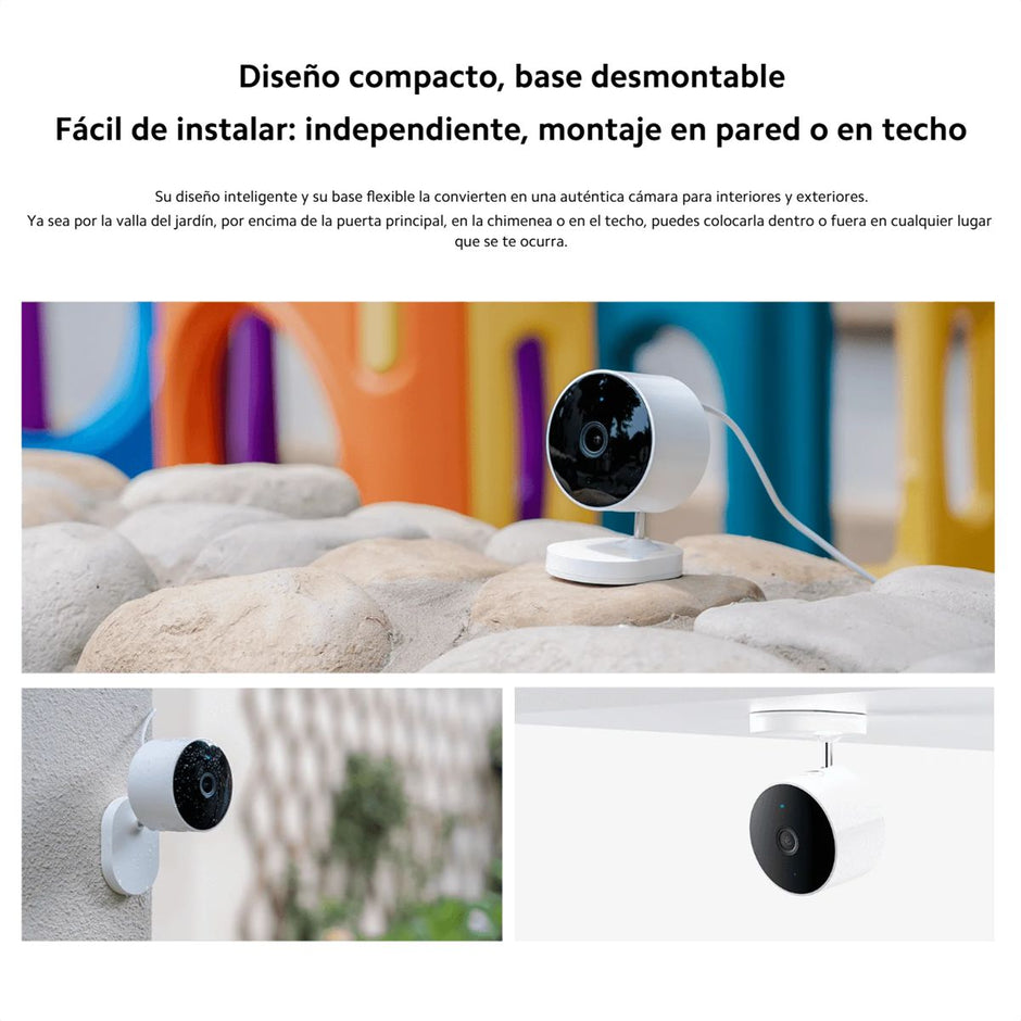 Cámara Seguridad Xiaomi AW200 Exterior IP65 1080P Visión Nocturna Color Audio Bidireccional + Memoria Micro SD 64GB