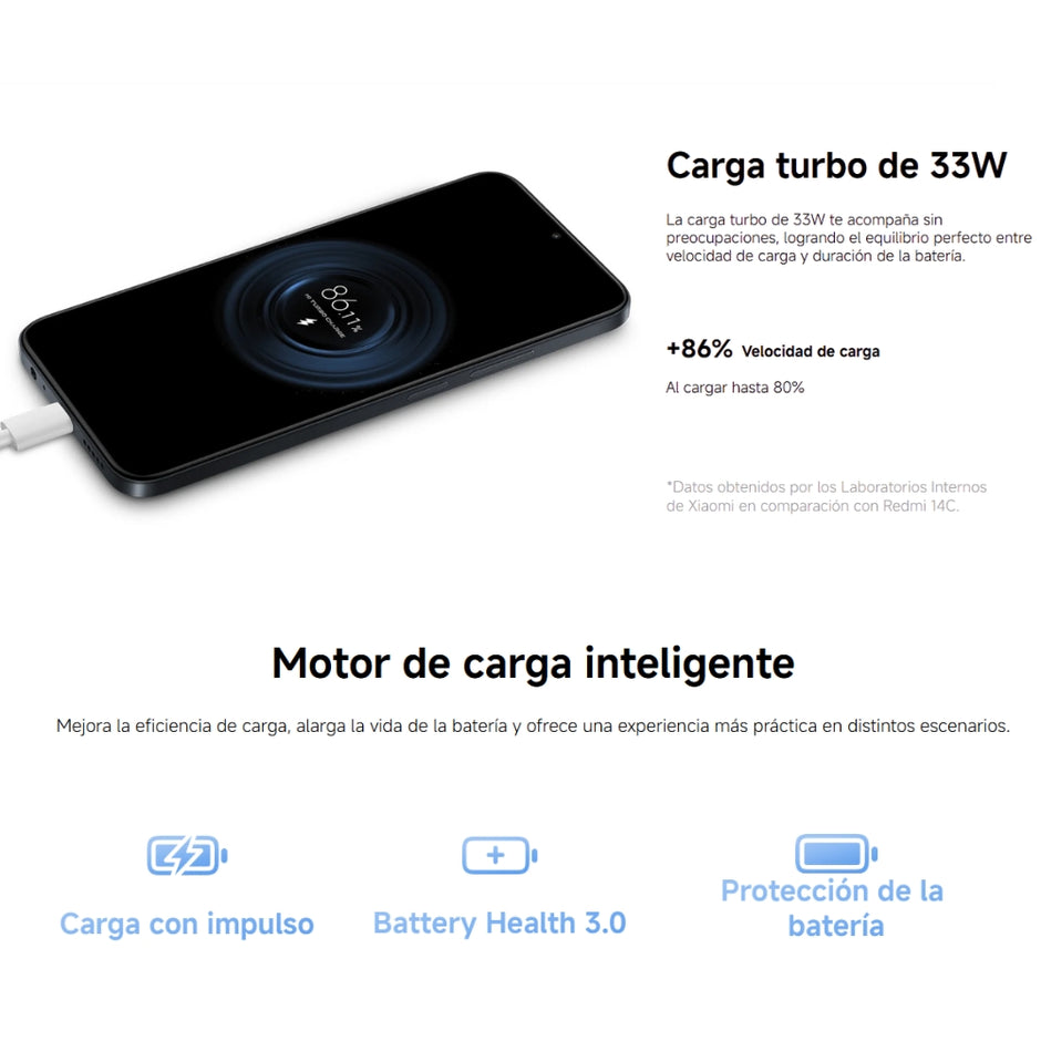 Celular Xiaomi Redmi 15c Dual Sim 4g 128gb/4gb 6.9' 50mp Negro