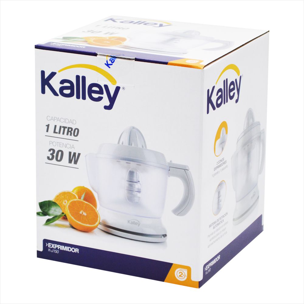 Exprimidor De Naranjas Eléctrico Kalley · Garantía 2 Años