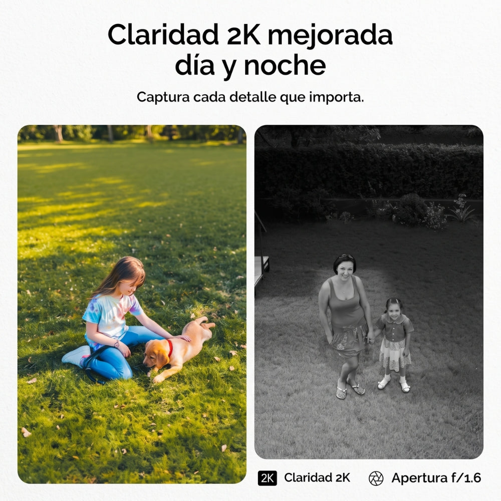 Cámara de Seguridad Wi‑Fi Panel Solar Eufy SoloCam E30 2K Seguimiento IA 360° Visión Nocturna IP65