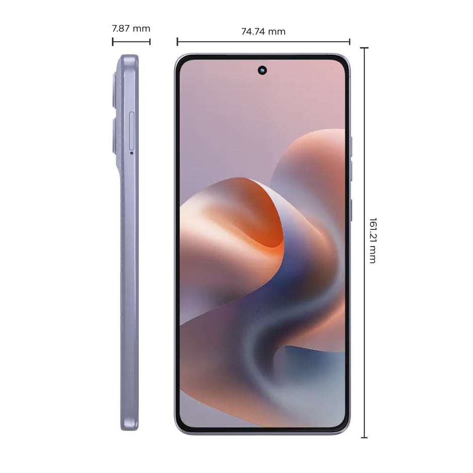 Celular Motorola G86 Power SIM+eSIM 5G, 6.67'' 256GB/8GB IP68/IP69 6720mAh/30W, Lila