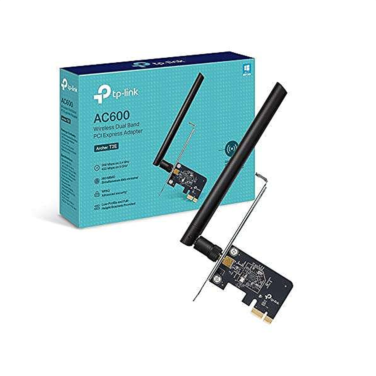 Tp-link, Tarjeta De Red Pci-e Wifi Dualband Ac600 Archer T2e