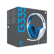 Diadema Gamer Alámbrica Logitech G335 Micrófono Flip to Mute Plug 3.5mm PC PS5 Xbox Switch - Blanco