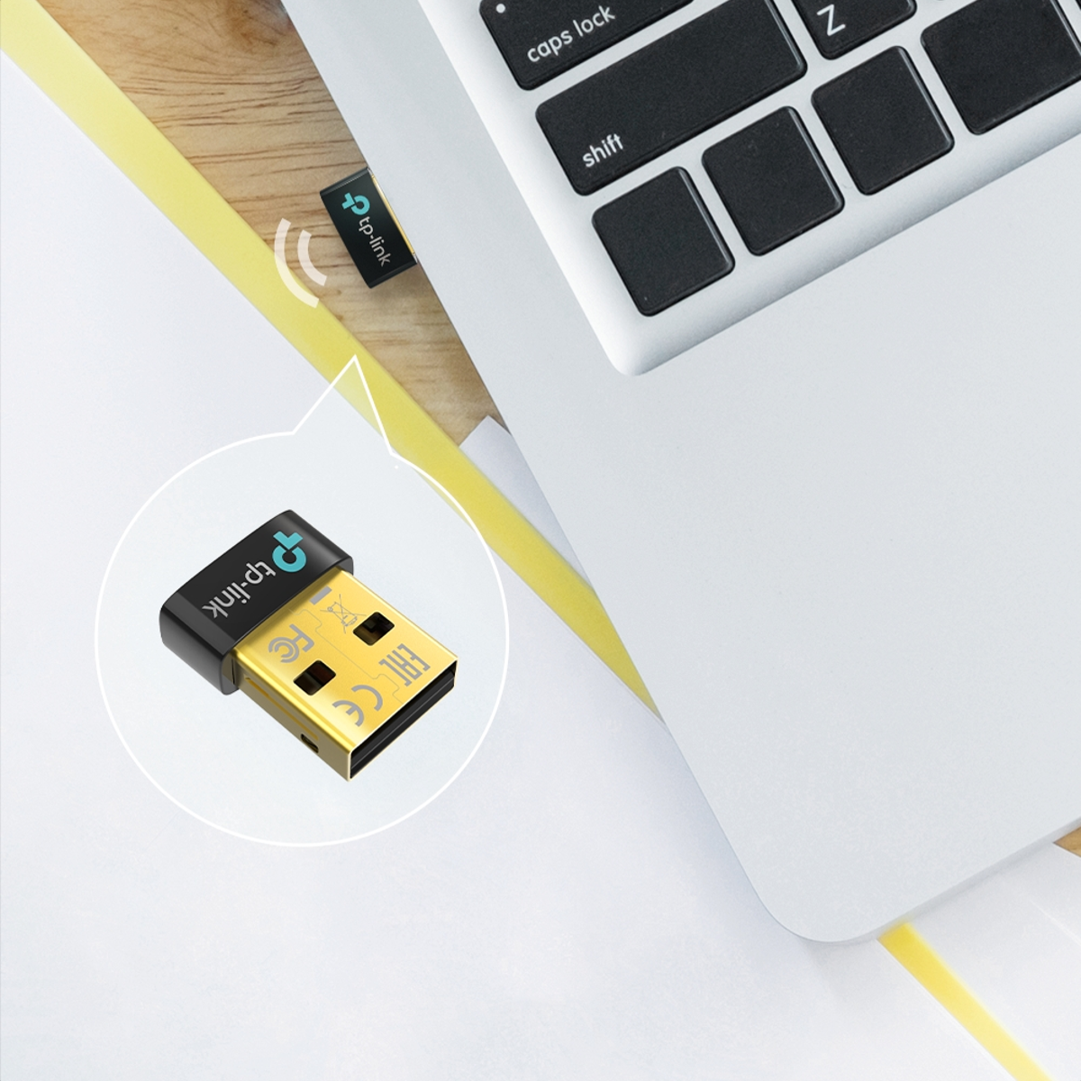 Adaptador Nano USB Bluetooth Versión 5.0, TP-Link UB500